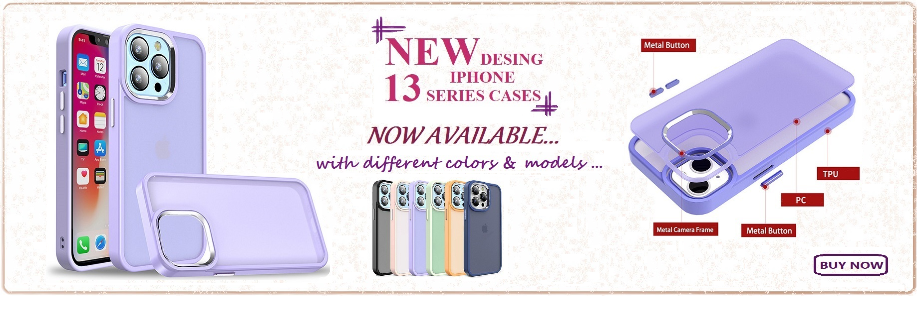 NEW IPHONE 13 MATTE FINISH CASES